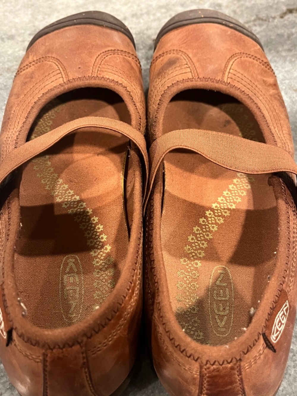 Keen Brown Mary Jane Casual Shoes - Picture 9 of 9